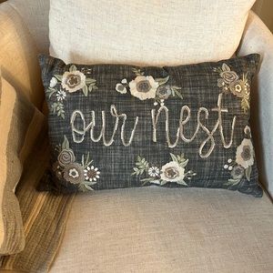 Home accent pillow
